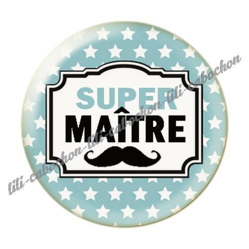 Cabochon résine a coller 25 mm maître i40 