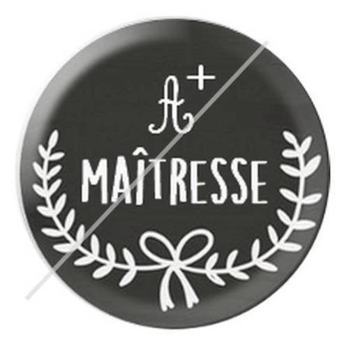 Cabochon résine a coller 25 mm pour maîtresse b11 