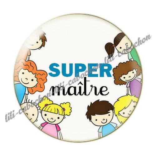 Cabochon résine a coller 25 mm maître i42 