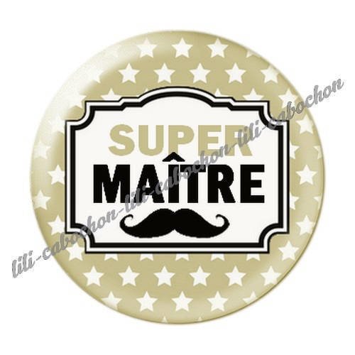 Cabochon résine a coller 25 mm maître i41 