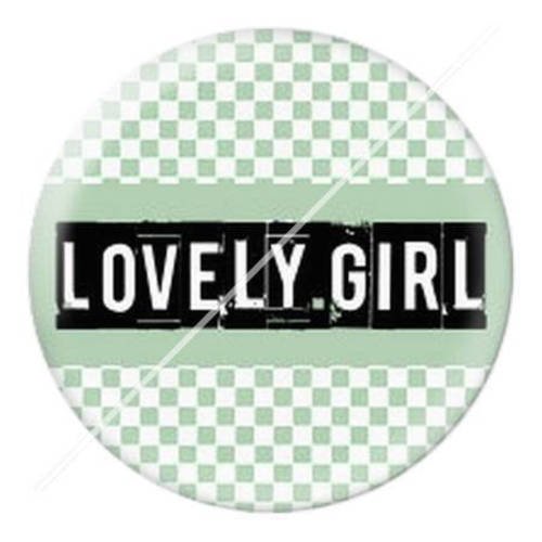 Cabochon résine a coller 25 mm fille vintage pin-up enjoy 6 