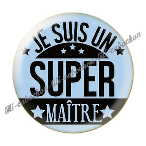 Cabochon résine a coller 25 mm maître i38 