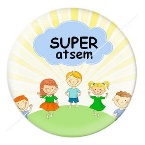 Cabochon résine a coller 25 mm pour atsem f19 