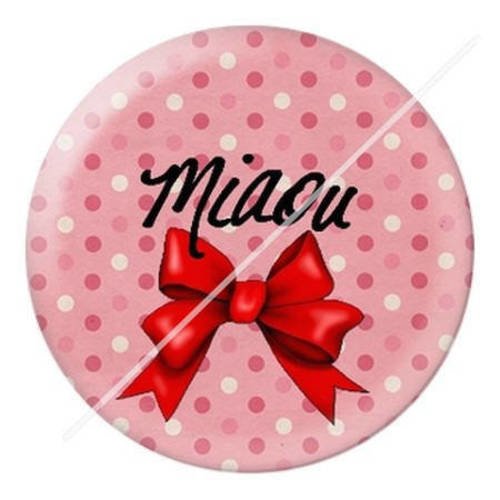 Cabochon résine a coller 25 mm  motifs chat s14 