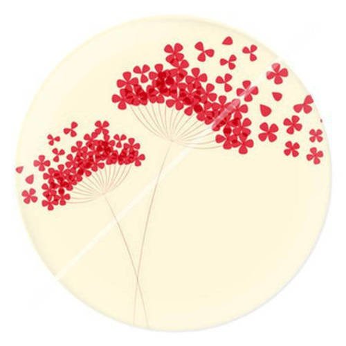 Cabochon résine a coller 25 mm pissenlit 4 