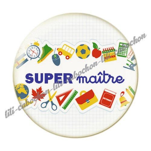 Cabochon résine a coller 25 mm maître i51 