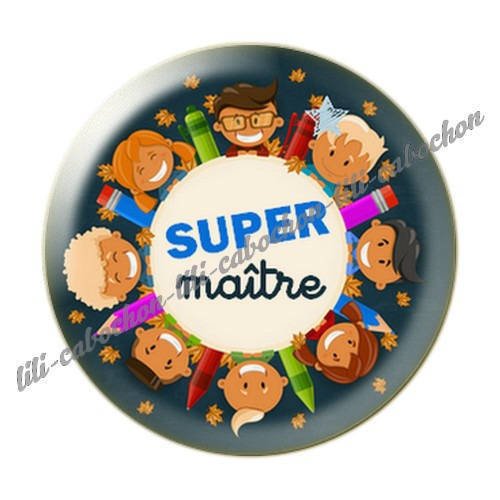 Cabochon résine a coller 25 mm maître i56 