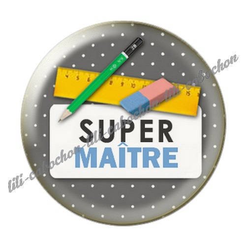 Cabochon résine a coller 25 mm maître i57 