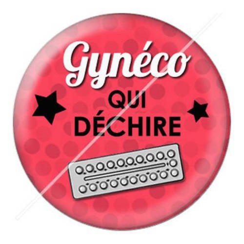 Cabochon résine a coller 25 mm gyneco qui déchire 15 