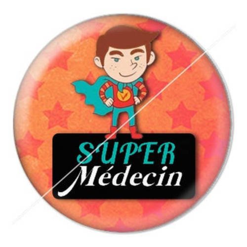 Cabochon résine a coller 25 mm pour médecin 14 