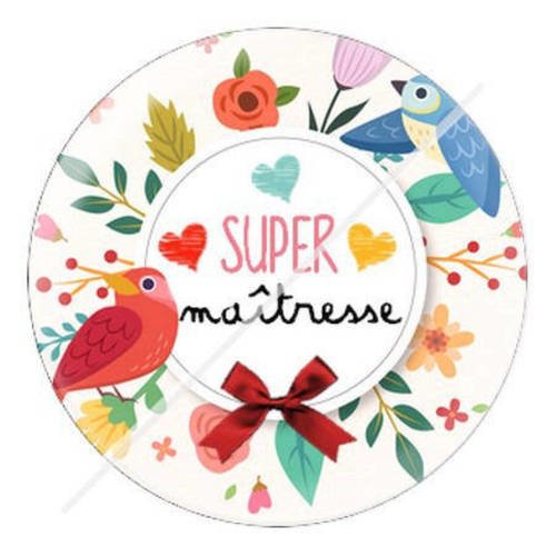 Cabochon résine a coller 25 mm pour maîtresse s12 