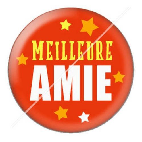 Cabochon résine a coller 25 mm meilleure amie 5 