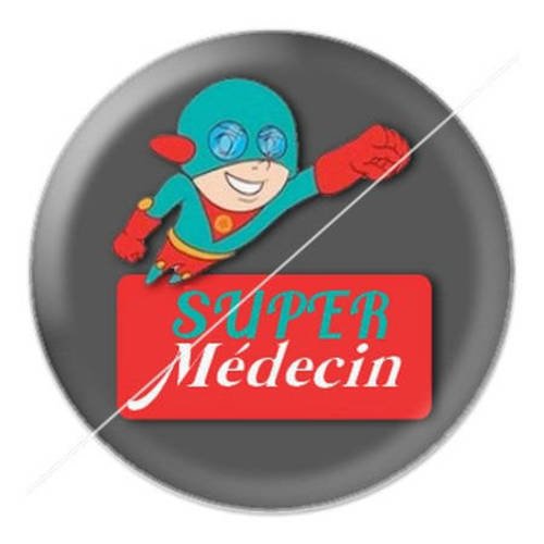 Cabochon résine a coller 25 mm pour médecin 16 