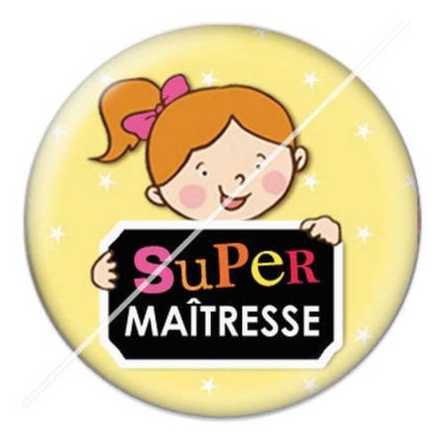 Cabochon résine a coller 25 mm pour super maîtresse s2 