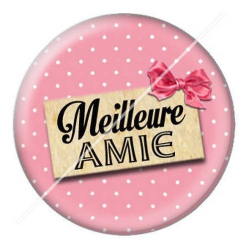 Cabochon résine a coller 25 mm meilleure amie 11 