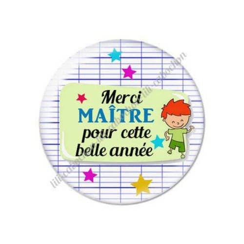 Cabochon résine a coller 25 mm maître s4 