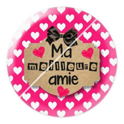 Cabochon résine a coller 25 mm ma meilleure amie 18 