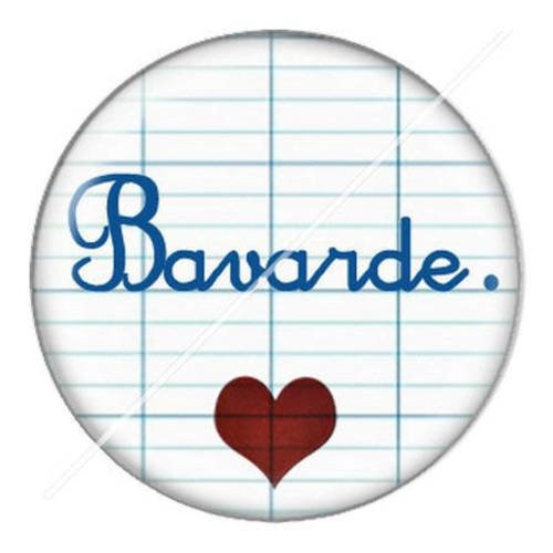 Cabochon résine a coller 25 mm école 4 