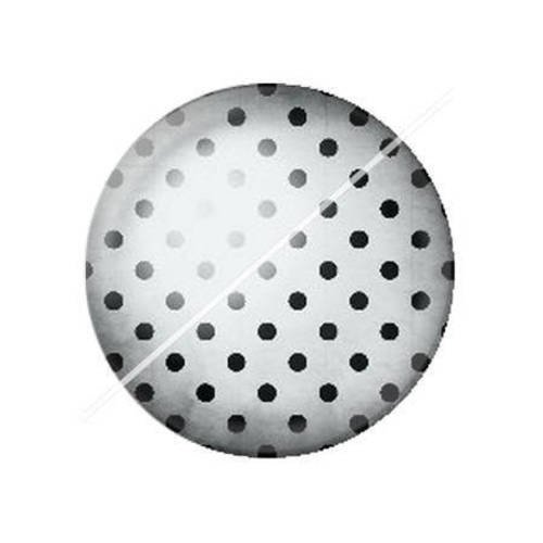 Cabochon résine a coller 25 mm mamzelle coco pois 8 