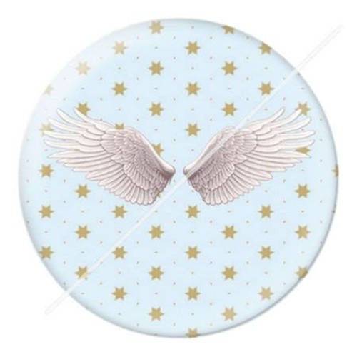 Cabochon résine a coller 25 mm  ange 6 