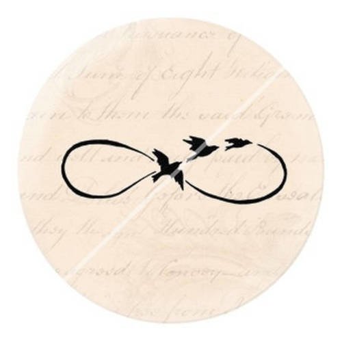 Cabochon résine a coller 25 mm infini cage oiseaux 4 