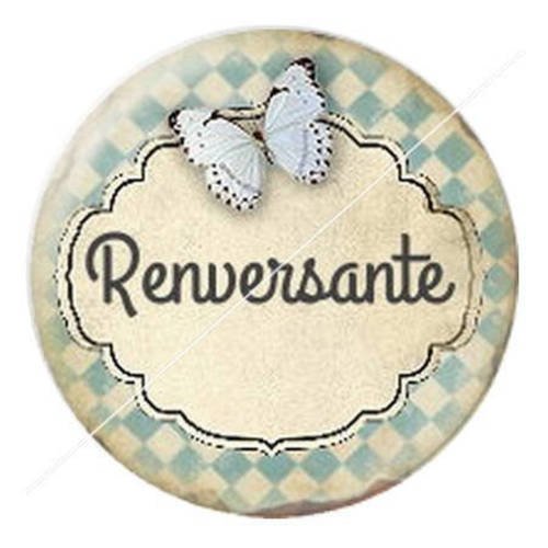 Cabochon résine a coller 25 mm chat minette renversante 3 