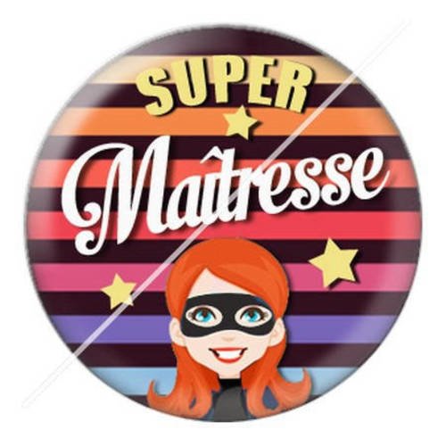 Cabochon résine a coller 25 mm pour super maîtresse s3 