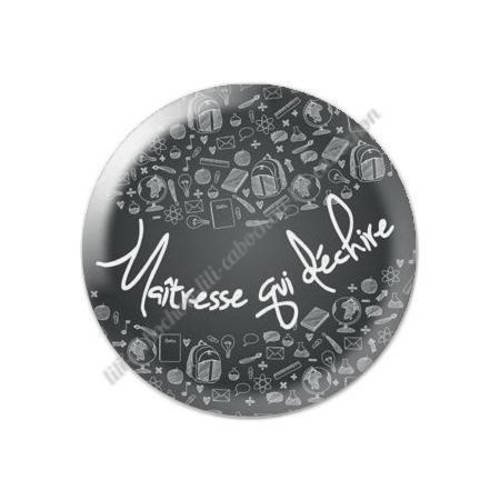 Cabochon résine a coller 25 mm maîtresse t54 