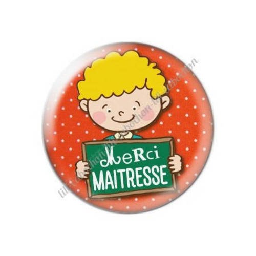 Cabochon résine a coller 25 mm maîtresse h30 