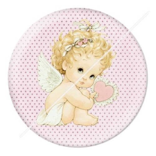 Cabochon résine a coller 25 mm  ange 11 