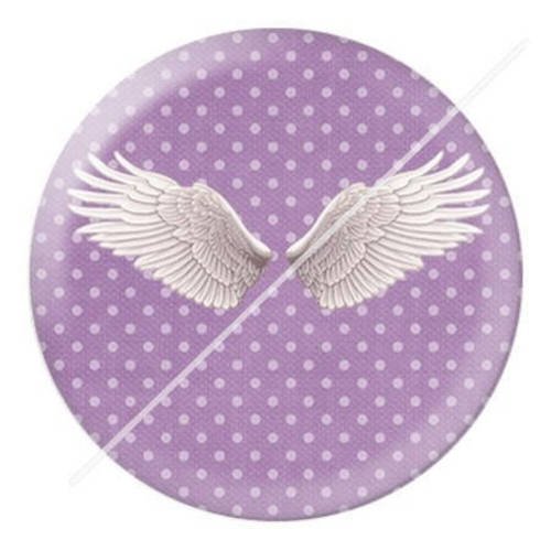 Cabochon résine a coller 25 mm  ange 9 