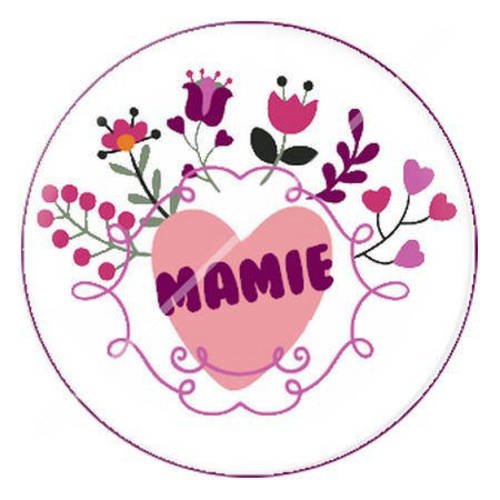 Cabochon résine a coller 25 mm pour mamie b3 