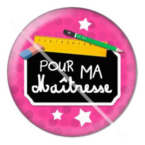 Cabochon résine a coller 25 mm pour maîtresse a5 