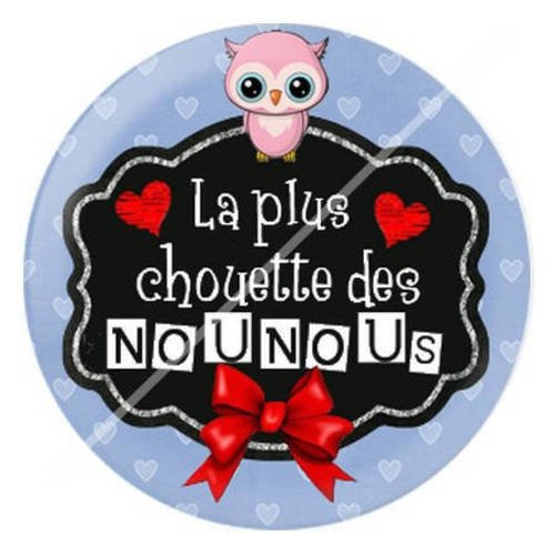 Cabochon résine a coller 25 mm pour nounou b15 