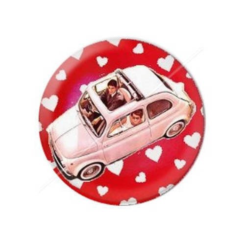 Cabochon résine a coller 25 mm sweet life dolce vita 4 