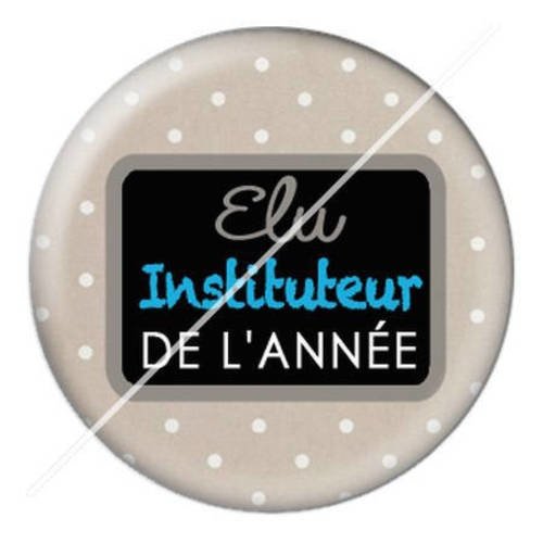 Cabochon résine a coller 25 mm pour instituteur 3 