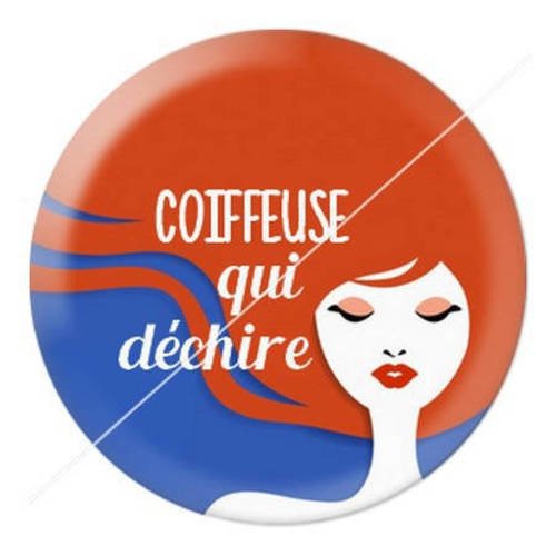 Cabochon résine a coller 25 mm coiffeuse coiffure 14 