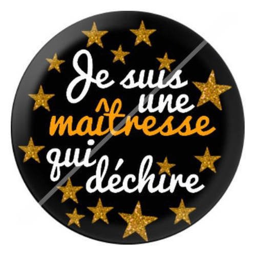 Cabochon résine a coller 25 mm pour ma maîtresse qui déchire 5 