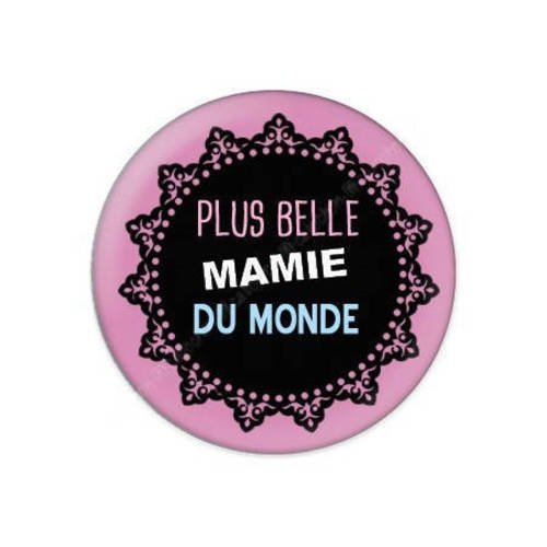 Cabochon résine a coller 25 mm pour mamie f26 