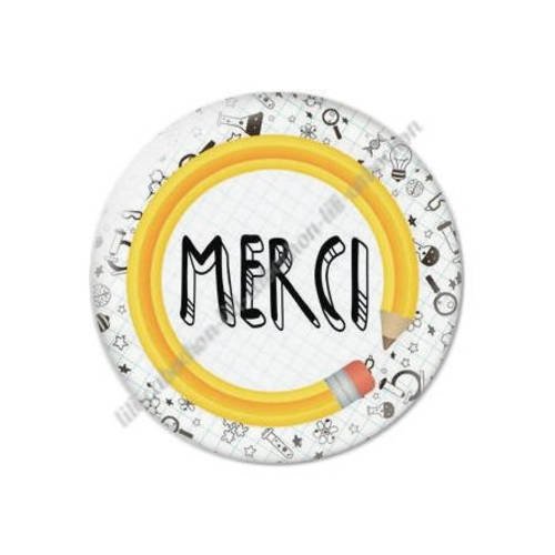 Cabochon résine a coller 25 mm maîtresse t58 