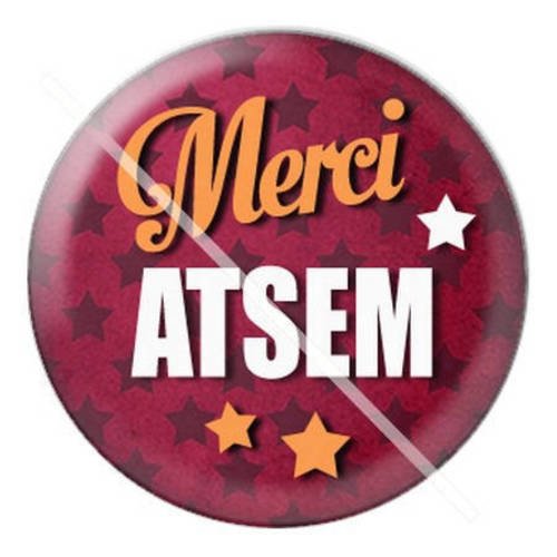 Cabochon résine a coller 25 mm pour atsem a13 