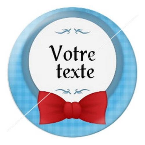 Cabochon résine a coller 25 mm à personnaliser avec votre texte ref b30 