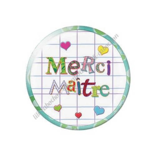 Cabochon résine a coller 25 mm maître k37 