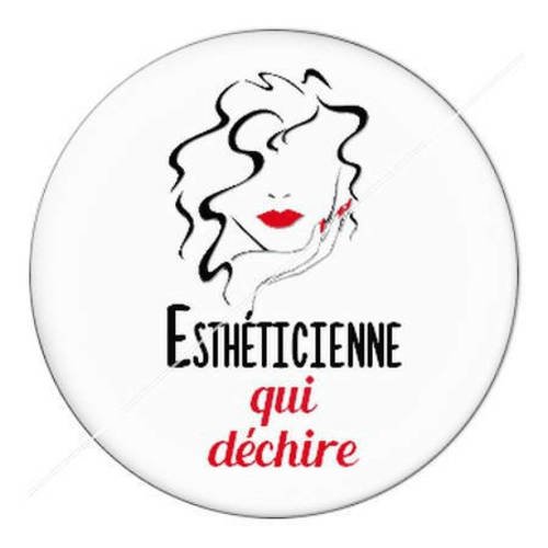 Cabochon résine a coller 25 mm coiffeuse esthéticienne 1 