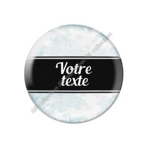 Cabochon résine a coller 25 mm à personnaliser avec votre texte ref f7 