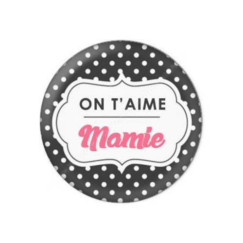 Cabochon résine a coller 25 mm pour mamie f50 