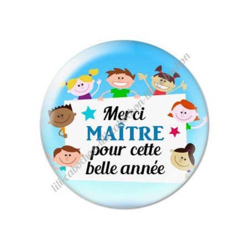 Cabochon résine a coller 25 mm maître k3 