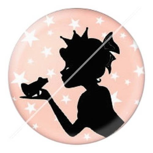 Cabochon résine a coller 25 mm fille fille étoile fée 12 