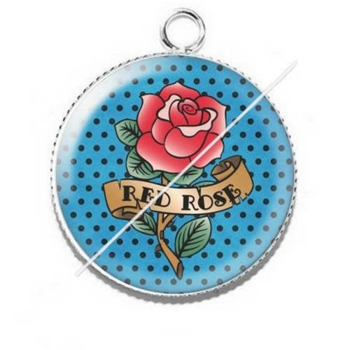 Pendentif cabochon skull tête de mort a12 