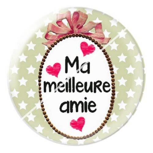 Cabochon résine a coller 25 mm ma meilleure amie 29 